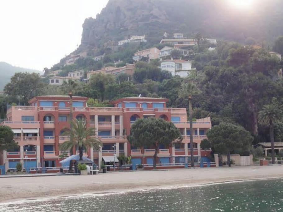 French Riviera 1 Bedroom On The Beach Facing Cannes Théoule-sur-Mer Exterior foto